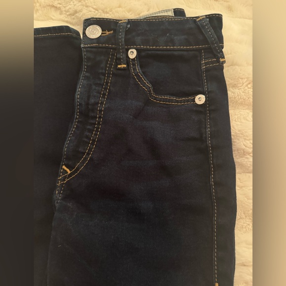 Women’s True Religion High-Rise Skinny Dark Denim Jeans - Picture 3 of 6